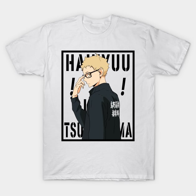 Haikyuu - Kei Tsukishima T-Shirt by InalZ